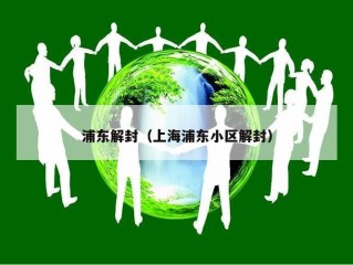 浦东解封（上海浦东小区解封）