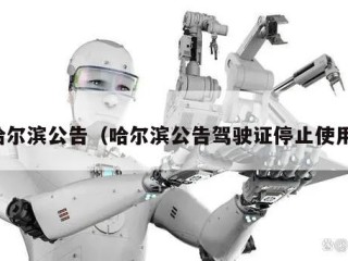 哈尔滨公告（哈尔滨公告驾驶证停止使用）