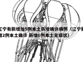 辽宁有新增加5例本土新增确诊病例（辽宁新增2例本土确诊 新增6例本土无症状）