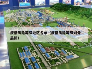 疫情风险等级地区名单（疫情风险等级划分 最新）